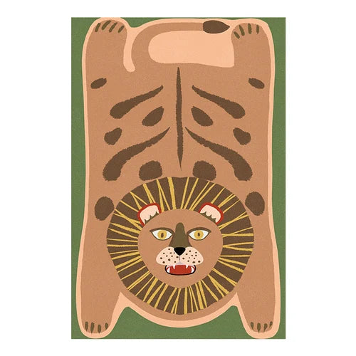 Carpet for Living Room Cartoon Animal Home Decoration Coffee Tables Children's Bedroom Plush Mat Large Area Cloakroom Rug ковер