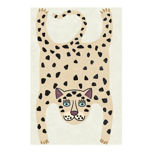 Carpet for Living Room Cartoon Animal Home Decoration Coffee Tables Children's Bedroom Plush Mat Large Area Cloakroom Rug ковер