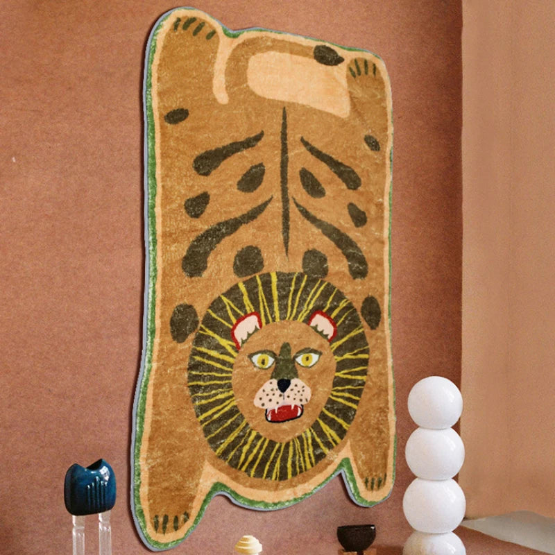 Carpet for Living Room Cartoon Animal Home Decoration Coffee Tables Children's Bedroom Plush Mat Large Area Cloakroom Rug ковер