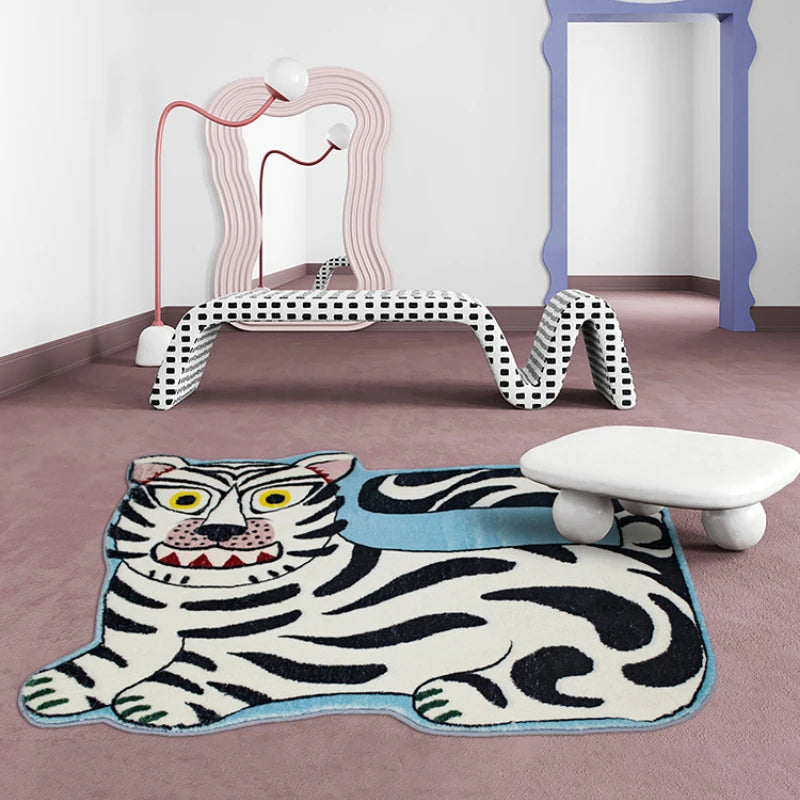 Carpet for Living Room Cartoon Animal Home Decoration Coffee Tables Children's Bedroom Plush Mat Large Area Cloakroom Rug ковер